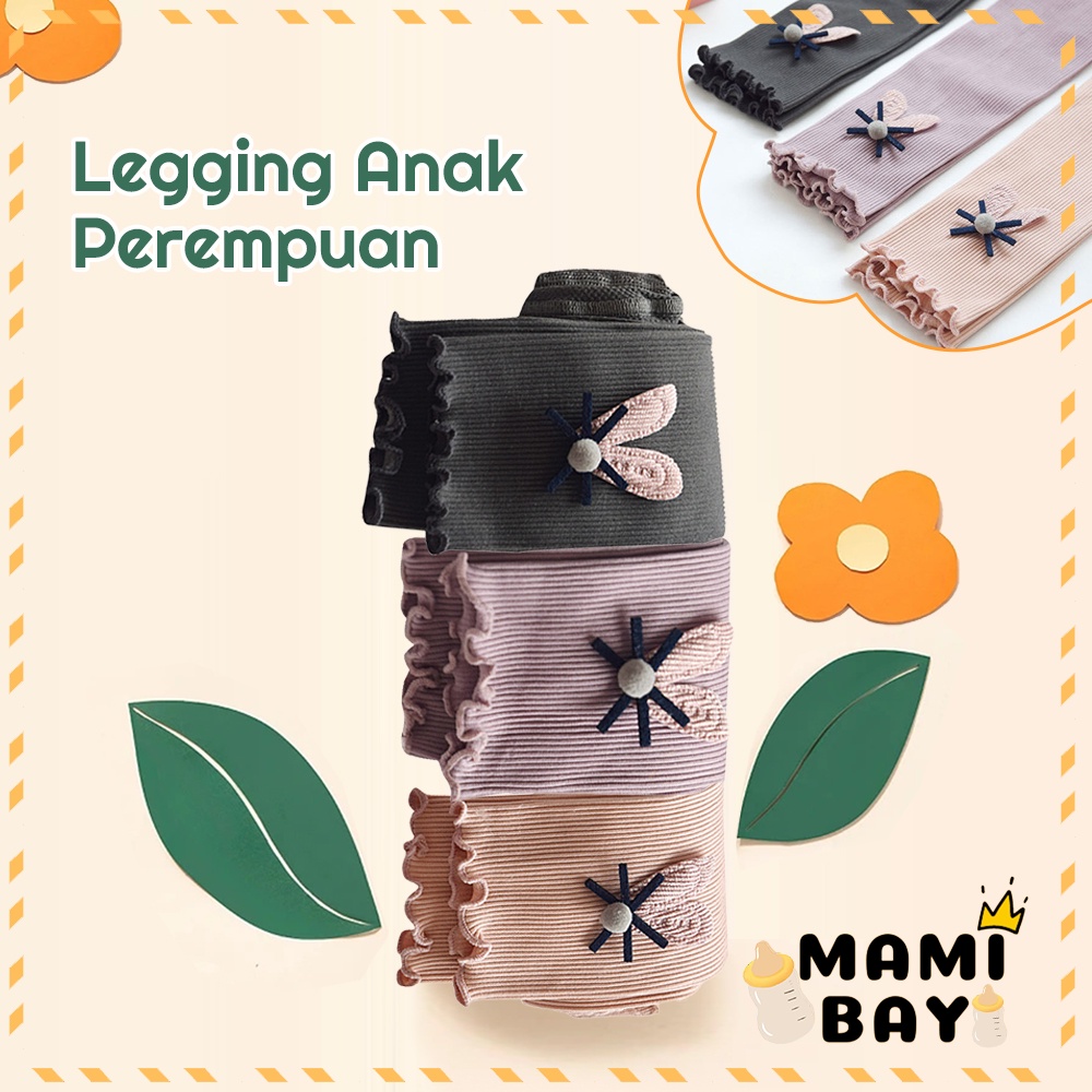 OKEYI Legging Anak Bayi Motif Kelinci Legging Anak Perempuan Import 1-5 Tahun