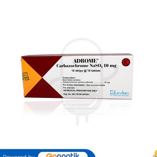 ADROME 10 MG BOX 100 TABLET