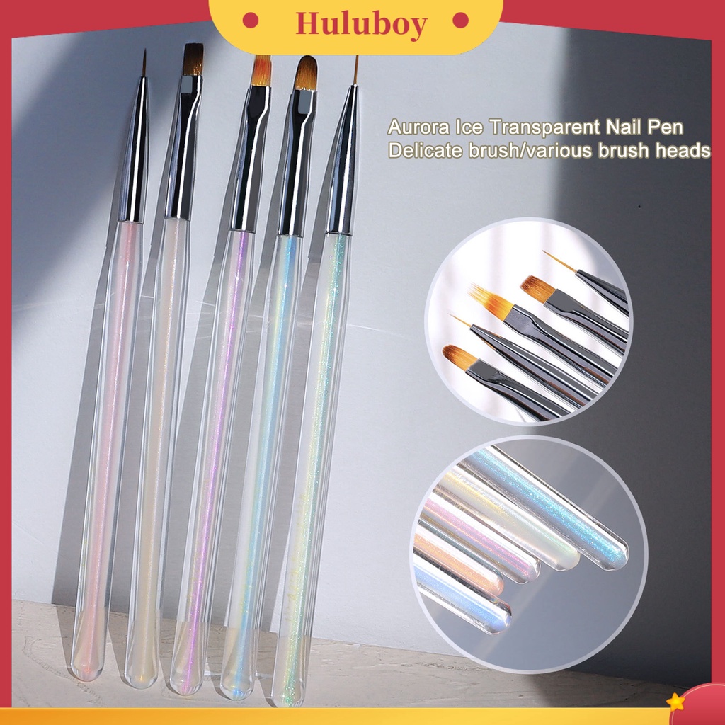 {In Stock} Pena Nail Art Bulu Lembut Fashion Manicure Tools Kuas Lukisan Ekstensi Kuku Akrilik Untuk Wanita