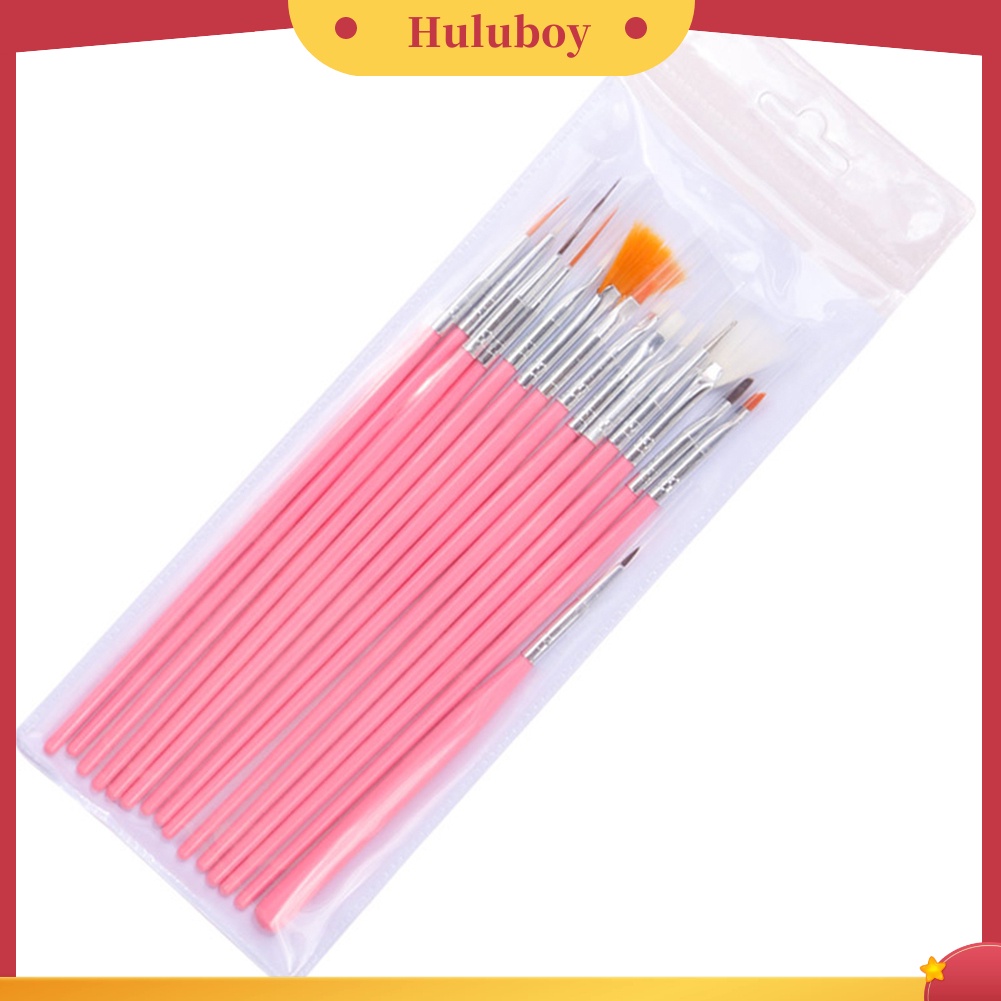 {In Stock} 15Pcs/Set Pro Nail Art Dotting Drawing Pen Polish Makeup Brushes Manicure Tools