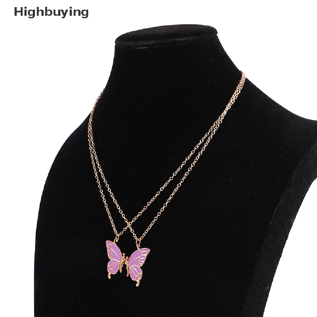 Hbid 1pasang Kalung Liontin Beauty Butterfly Hadiah Istimewah Ibu Anak Glory