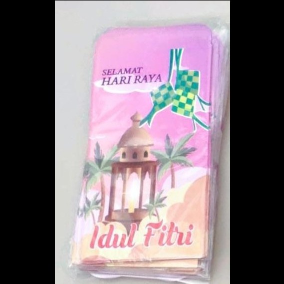 

Amplop Lebaran Besar/ Angpau Lebaran / Angpau idul fitri Karakter - Pink 100 pcs