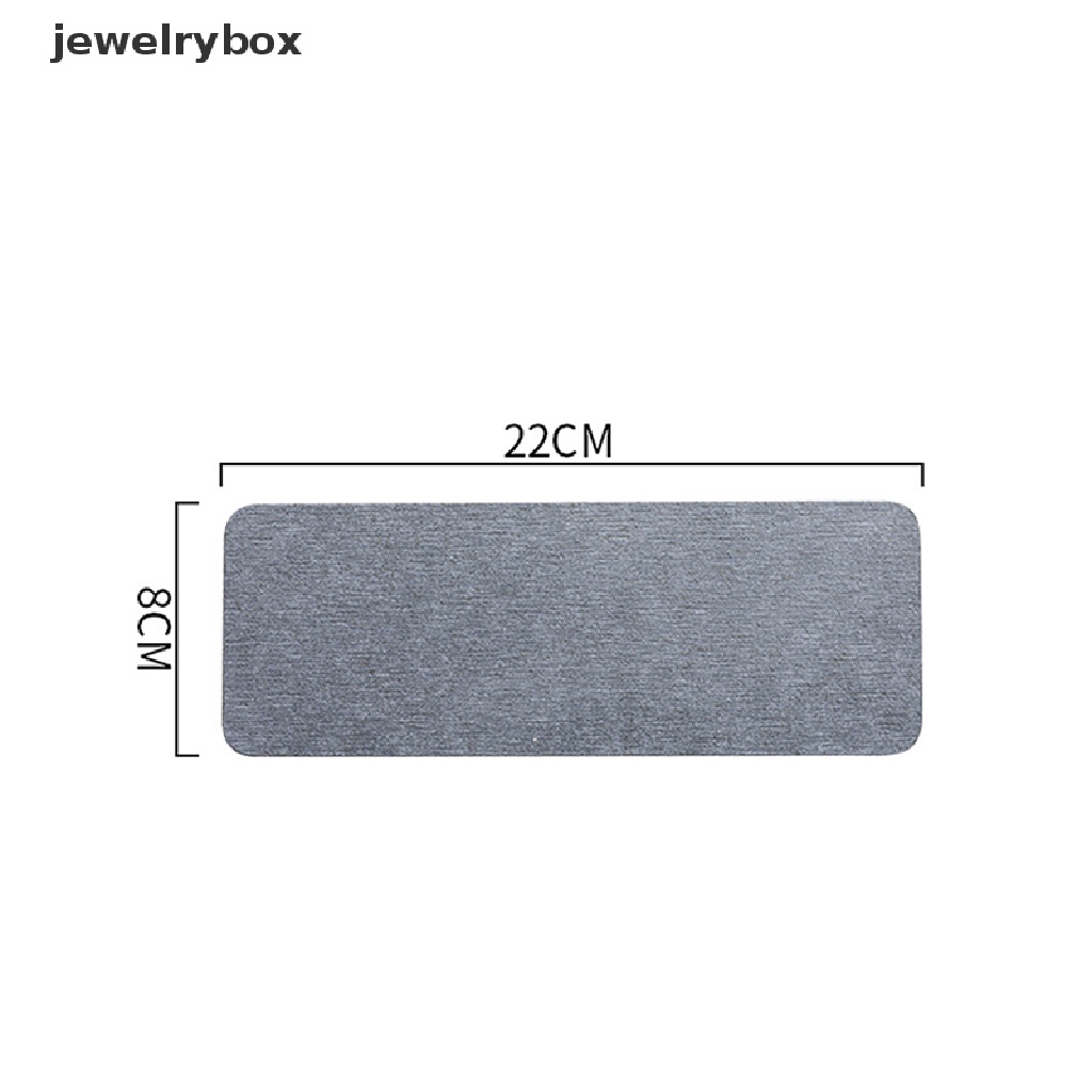 [jewelrybox] Home Diatomite Mat Alas Penyerap Air Tahan Panas Coaster Diatomaceous Earth Kitchen Sink Faucet Mat Non Slip Cepat Kering Butik