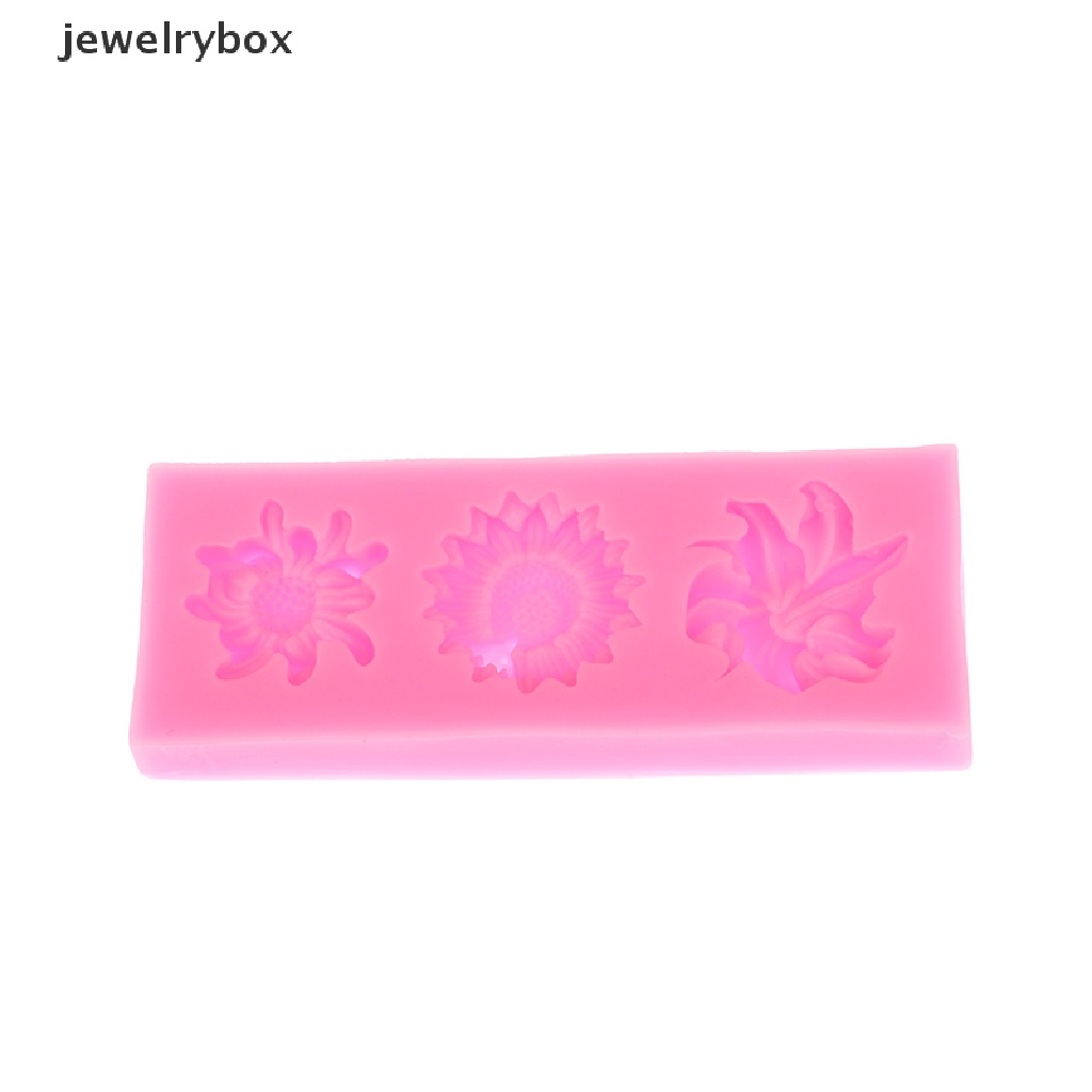 [jewelrybox] Mini Camellia Daisy Bunga Silikon Sugarcraft Cetakan DIY Baking Fondant Mold Butik