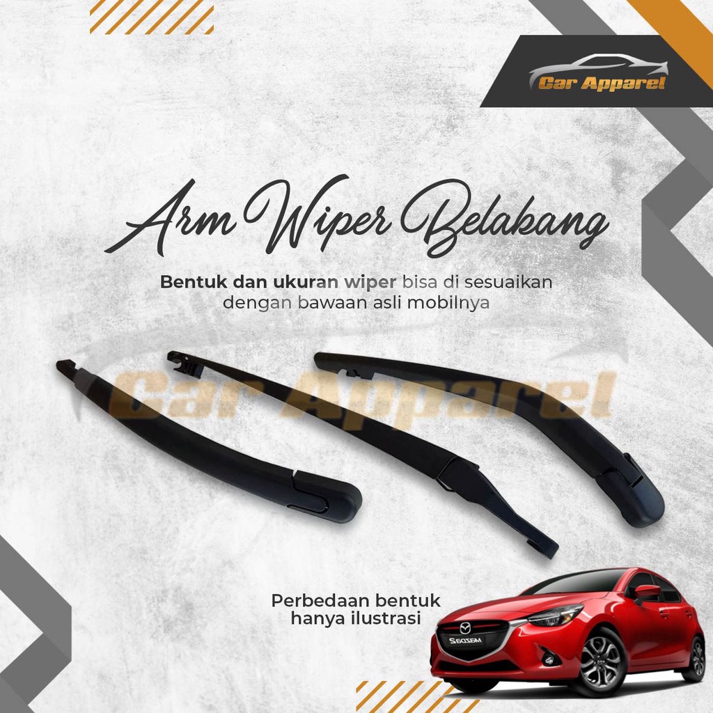 Gagang Wiper Belakang MAZDA2 MAZDA 2 SKYACTIVE 2014 REAR ARM