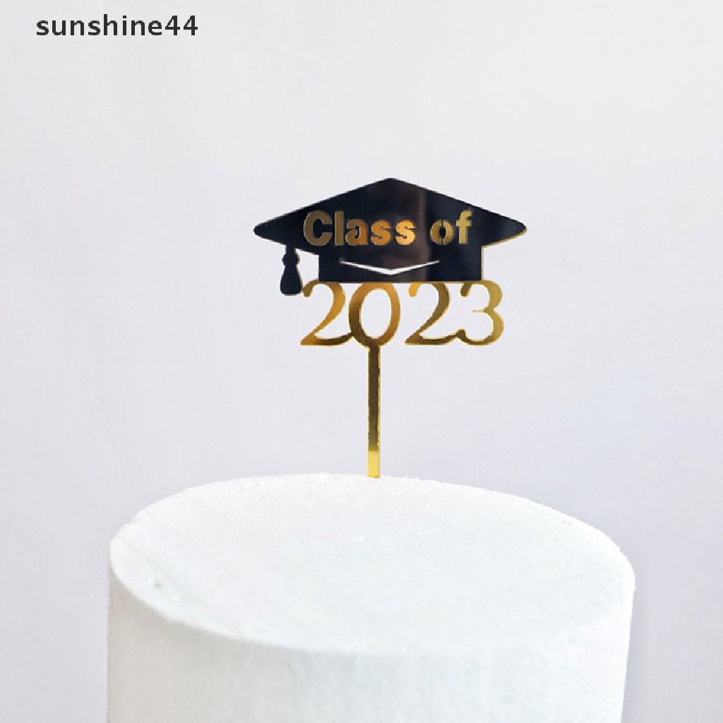 Sunshine 9gaya Wisuda2023Hiasan Kue Pesta Wisuda Akrilik Untuk Pelajar ID