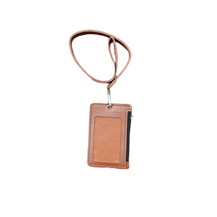 SHB - Name Tag ID Card Holder Zipper 3 slot dengan slot uang