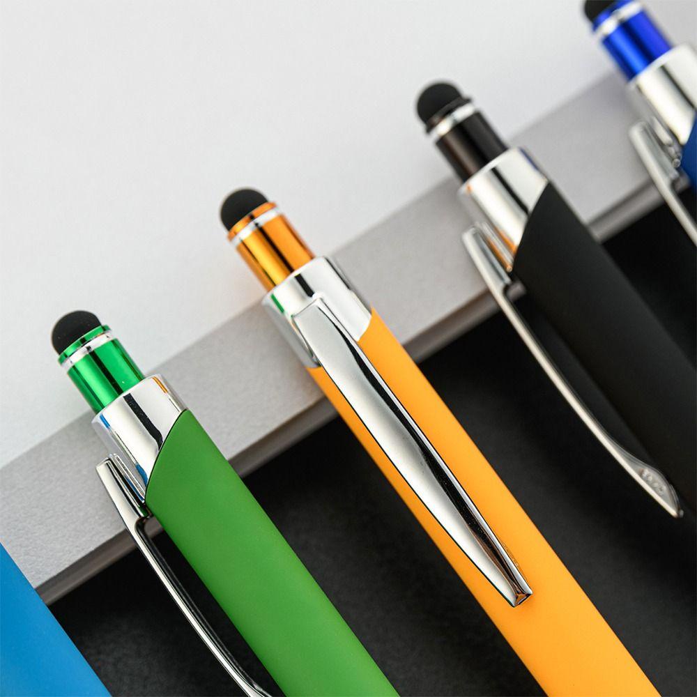 Populer 2PCS Pulpen Multi Fungsi Perlengkapan Menulis Gadget Sentuh Layar Dengan Lampu LED Bolpoin Bolpoin