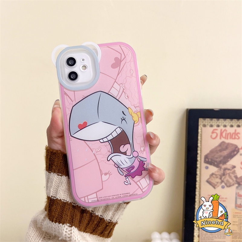 IPHONE Casing Kompatibel Untuk Iphone14 13 12 11 Pro Max X Xr Xs Max SE 8 7 6 6s Plus Se2020Pasangan Patrick Star Phone Couple Soft Case Pelindung Kamera Shockproof Soft Cover Pelindung SE 2020 SE