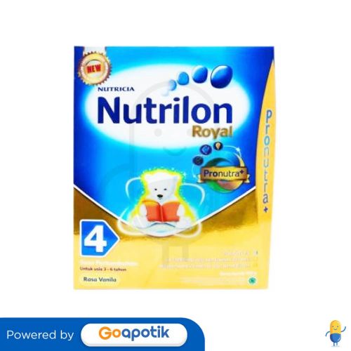 

Nutrilon Royal 4 Susu Anak Usia 3-6 Tahun Rasa Vanilla 400 Gram Box