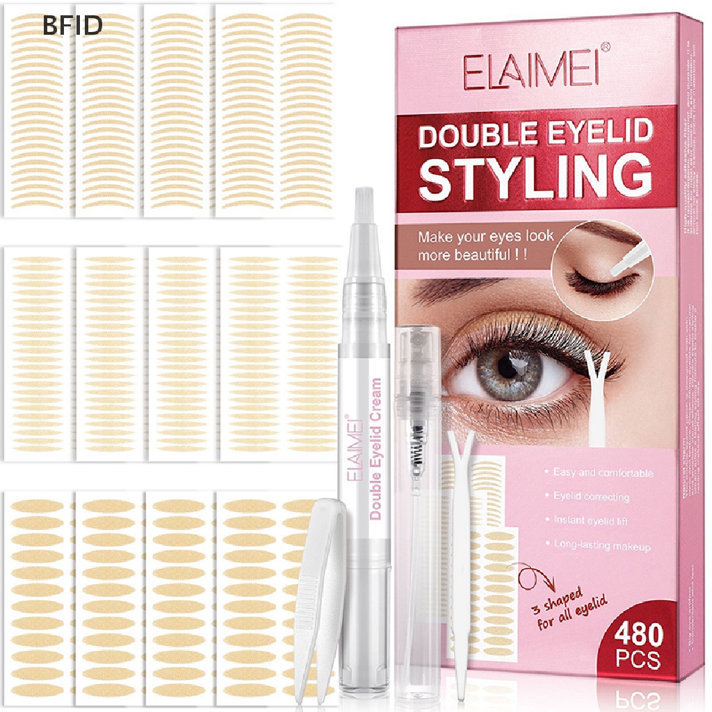 [BFID] 480pcs Invisible Double Eyelid Tape Self-Adhesive Sticky Strip Pengangkat Mata Besar [ID]