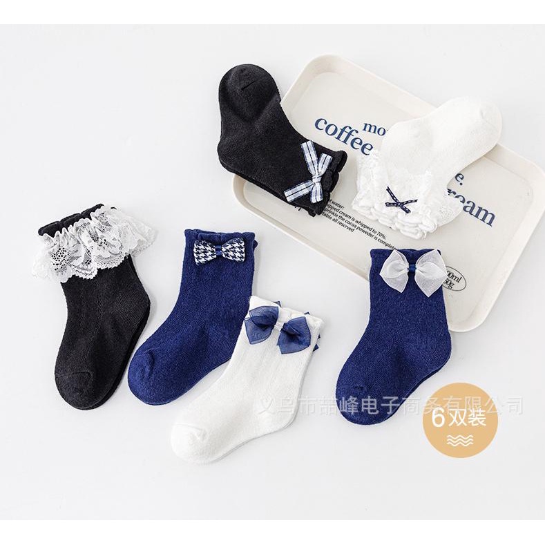 1234OS - Kaos Kaki Panjang Anak Bayi Perempuan / Kaus Kaki Bayi Panjang Untuk Perempuan / Baby Socks