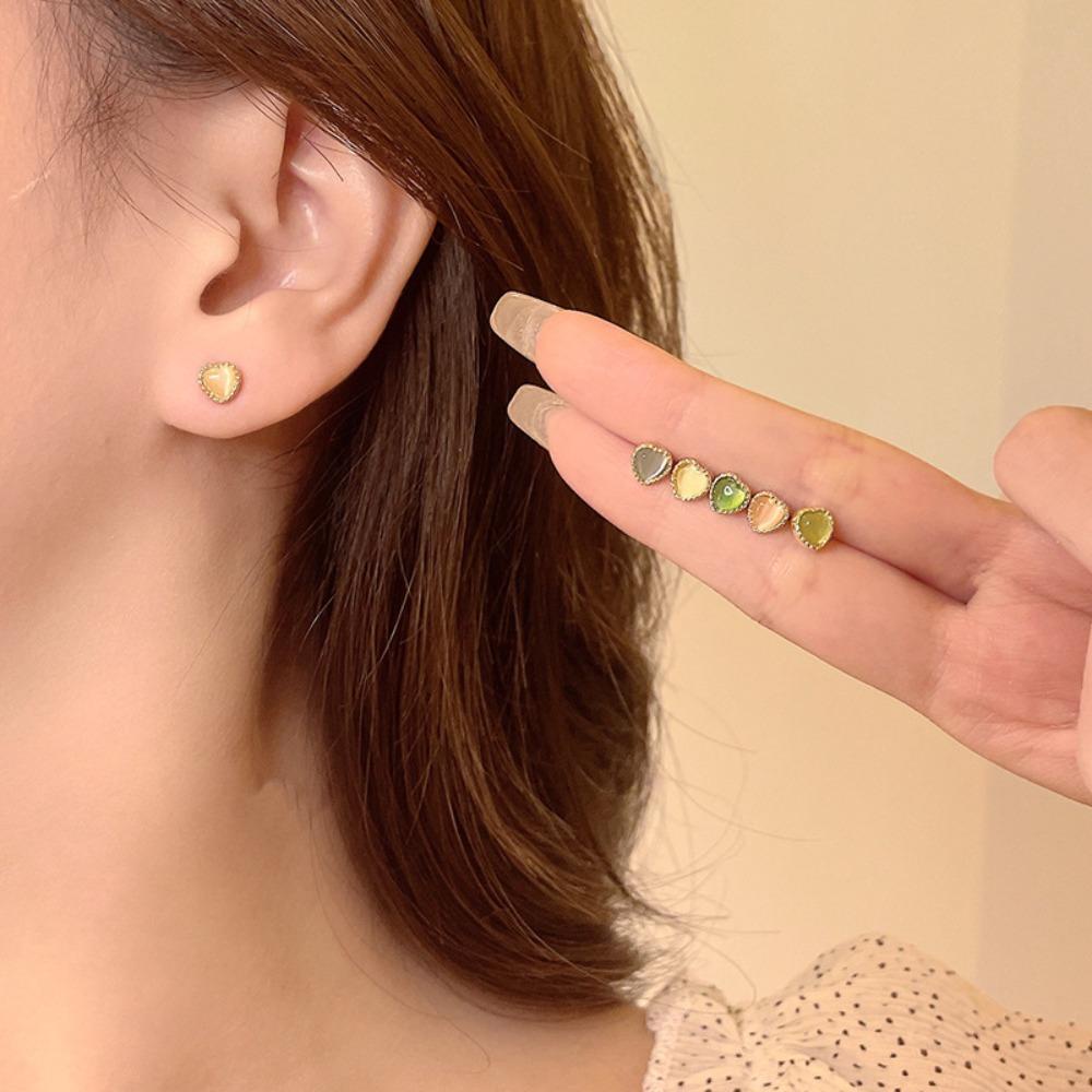 Mxbeauty Set Anting Zirkon Trendi Mini Peri Prancis Mewah Elegan Manis Indah Anting Gaya Korea