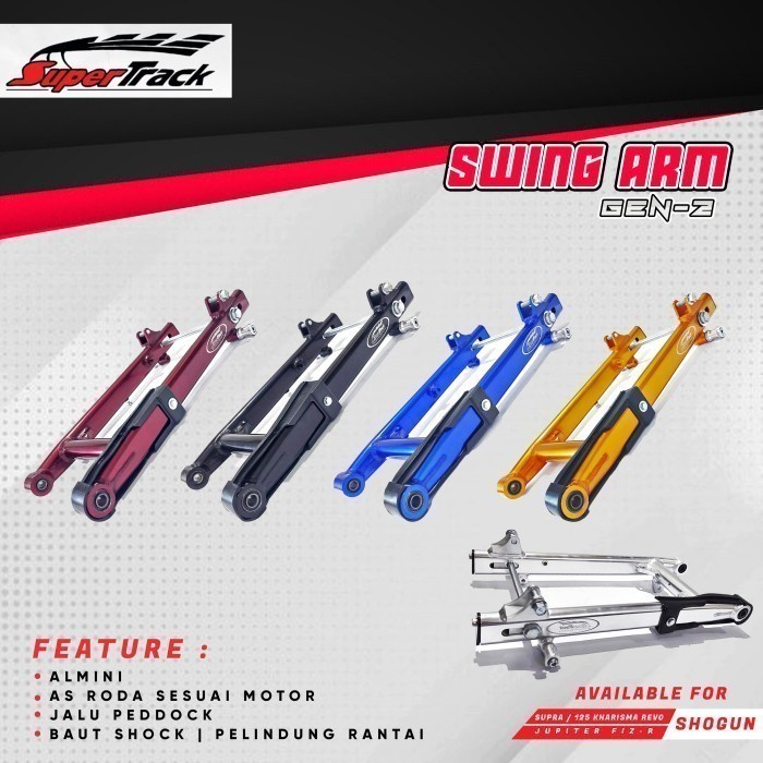 Arm SUPERTRACK GEN-2 SUPRA 125 KHARISMA REVO JUPITER SHOGUN F1Z-R RX-KING SUPRA 110 Allumunium Model