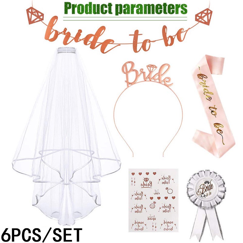 ReadySet Selempang Mahkota Pengantin Bunga Pengantin Aksesoris Set Pengantin Bunga Pengantin