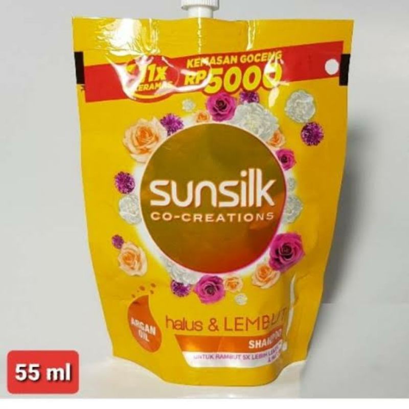 SUNSILK SHAMPOO SOFT AND SMOOTH SACHET 55ML