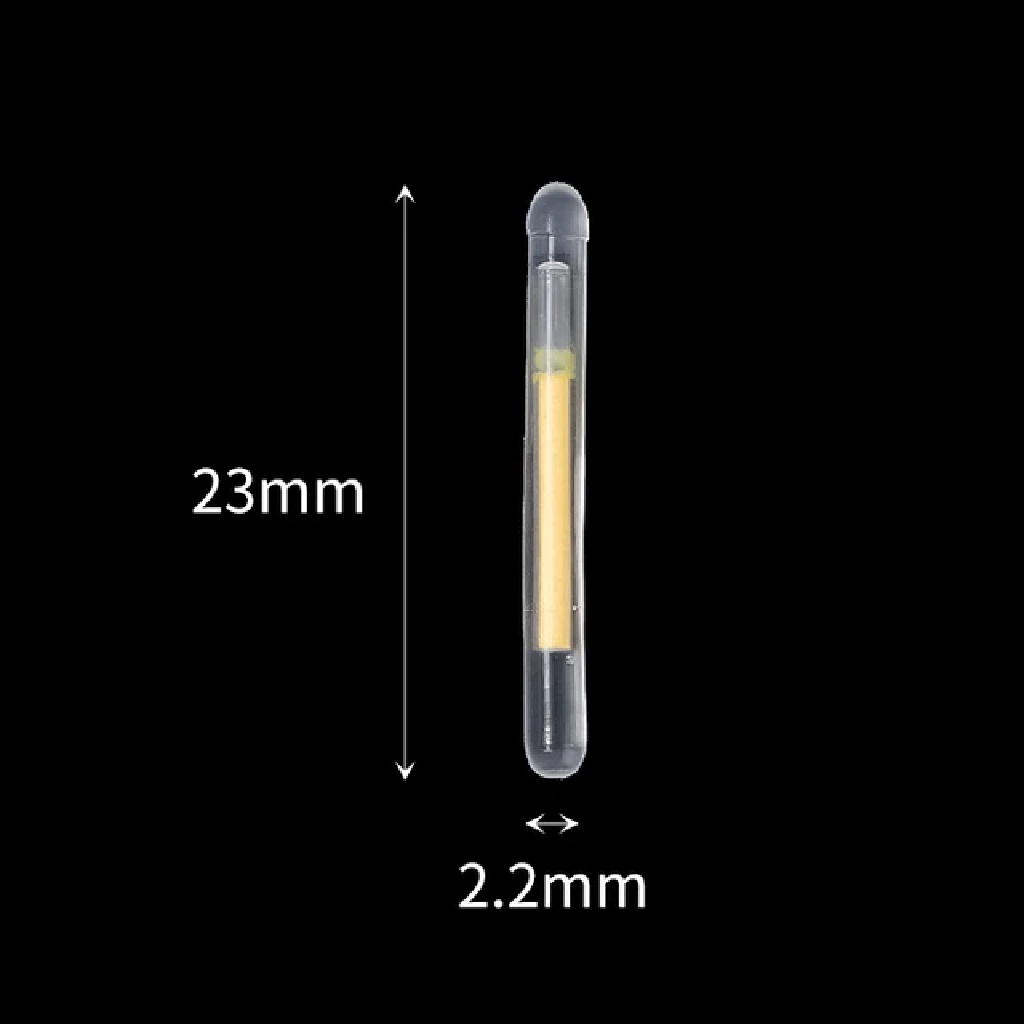Rsid Span-new 50PCS/ lot 2.2-4.5mm Light Night Fishing Float Rod Lights Dark Glow Stick Memancing Jelly
