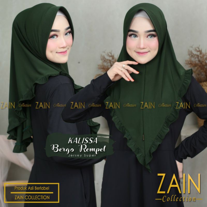 Kalisa Bergo Rempel By Zain Collection