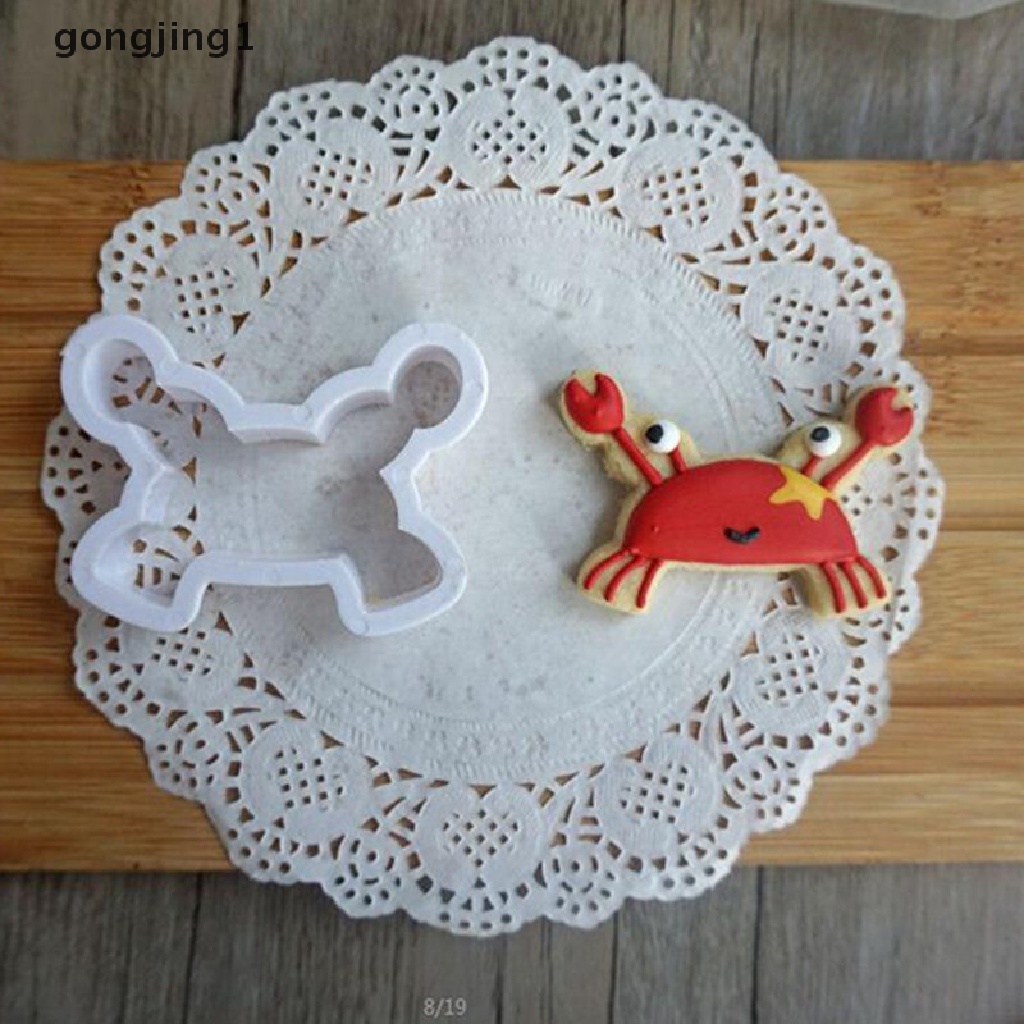 Ggg 8pcs Pemotong Hewan Ikan Laut Sugarcraft Cake Decorag Cookies Cetakan Kue Kering ID