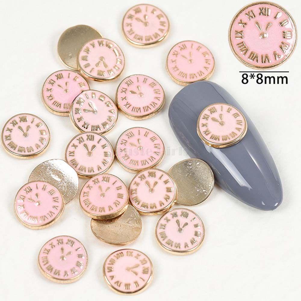 Agustinina Bintang Dekorasi Kuku Aksesoris Manicure Jepang Alloy Bintang Berujung Lima 3D Nail Art Drills