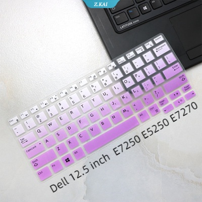 Casing keyboard laptop Baru Tahan Air removable Dan Dicuci silicone case Untuk Dell Lintang 12.5 inch E7250 E5250 E7270 Cakupan Penuh Kualitas Tinggi Sarung Pelindung [ZK]