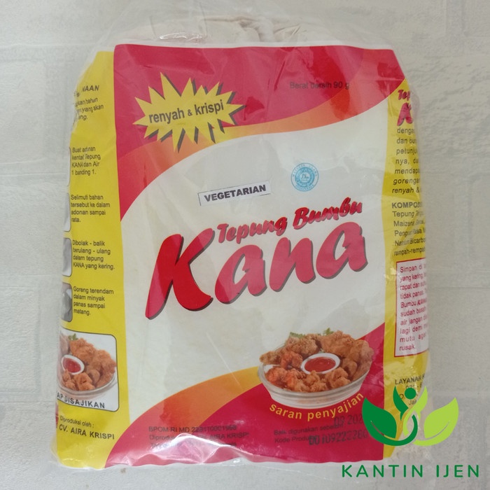 

Kana Tepung Bumbu Vegetarian 1kg / Tepung Goreng Vegetarian Serbaguna