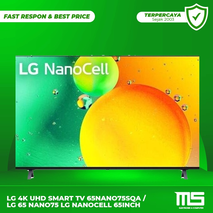 LG 4K UHD Smart TV 65Nano75SQA / LG 65 Nano75 LG Nanocell 65Inch
