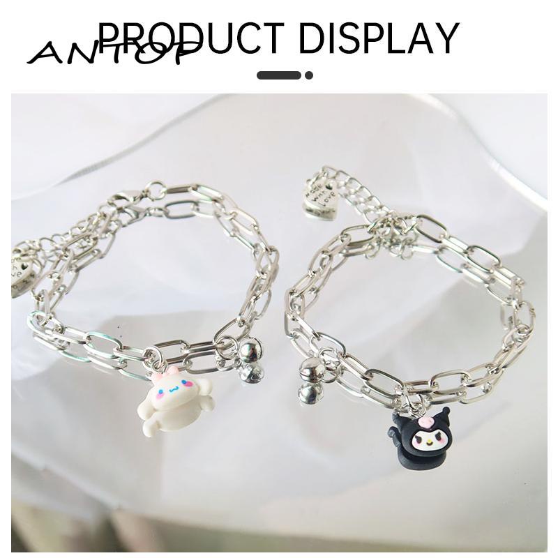 [antop] Gelang Adjustable Indah Pochacco Bell Gelang Pasangan Teman Mahasiswa Hadiah