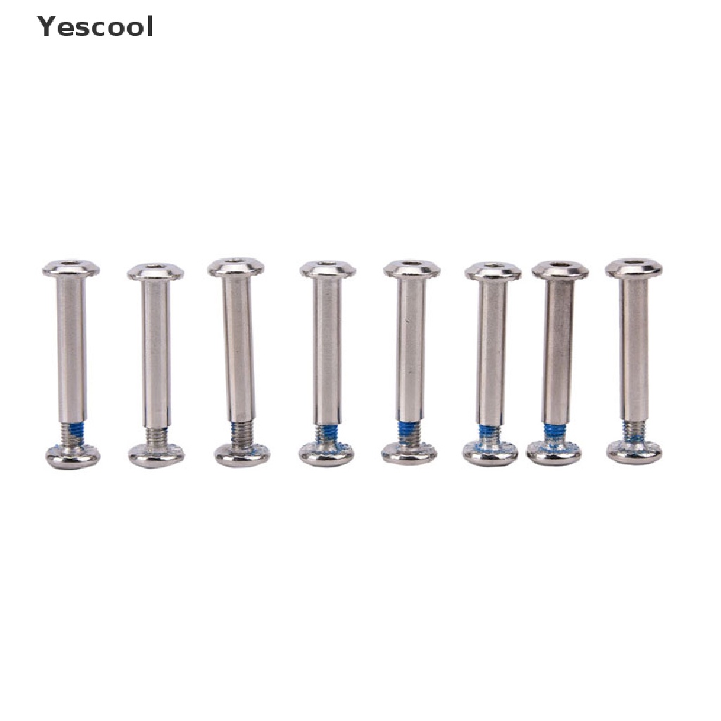 Yescool 8x/set inline roller As Mata Pisau Sekrup Baut Roda skate Untuk Sepatu skate ID