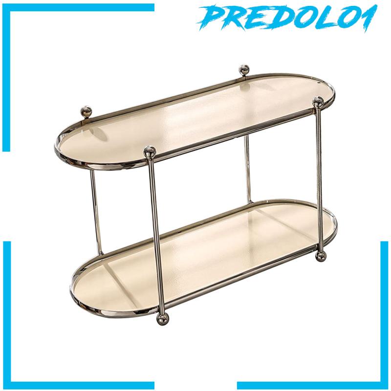 [Predolo1] Bathroom Counter Organizer Shelf Rak Penyimpanan Kosmetik Untuk Kamar Tidur Kamar Mandi