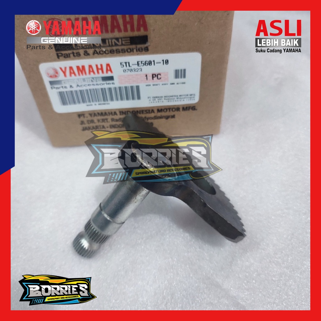 Gear As Selah Gir Kick Shaft Assy Mio Soul Fino Karbu Original Yamaha 5TL-E5601-10