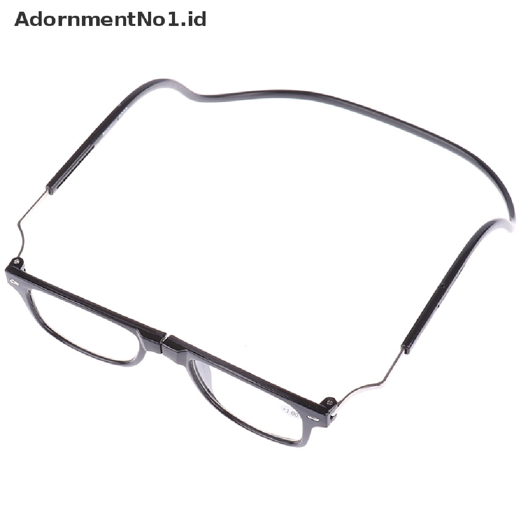 [AdornmentNo1] Kacamata Baca Sambung Depan Magnetik Adjustable Presbyopic Hanging Neck Reader [ID]