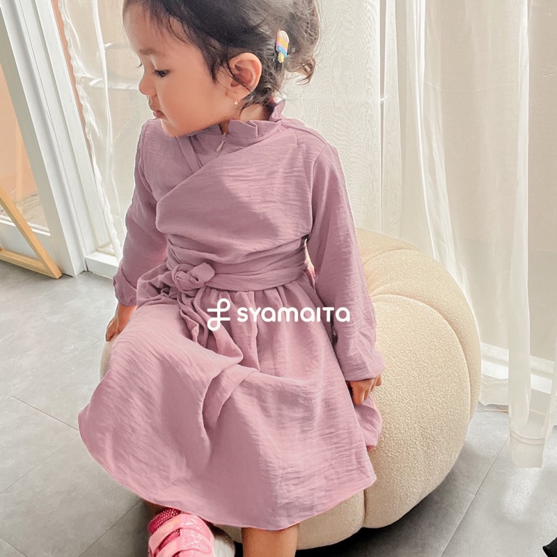 Nara Blouse Petite Dress Anak Perempuan by Syamaita