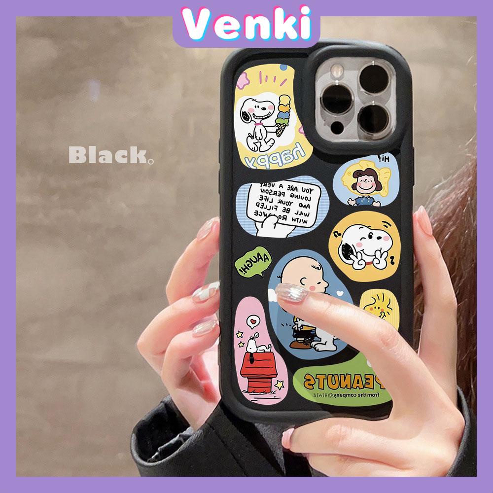 Case fo iPhone 11 Pro Max TPU Soft Case Frosted Bubble Case Black White Cute Cartoon Dog Camera Protection Shockproof For iPhone 14 13 12 11 Plus Pro Max 7 Plus X XR