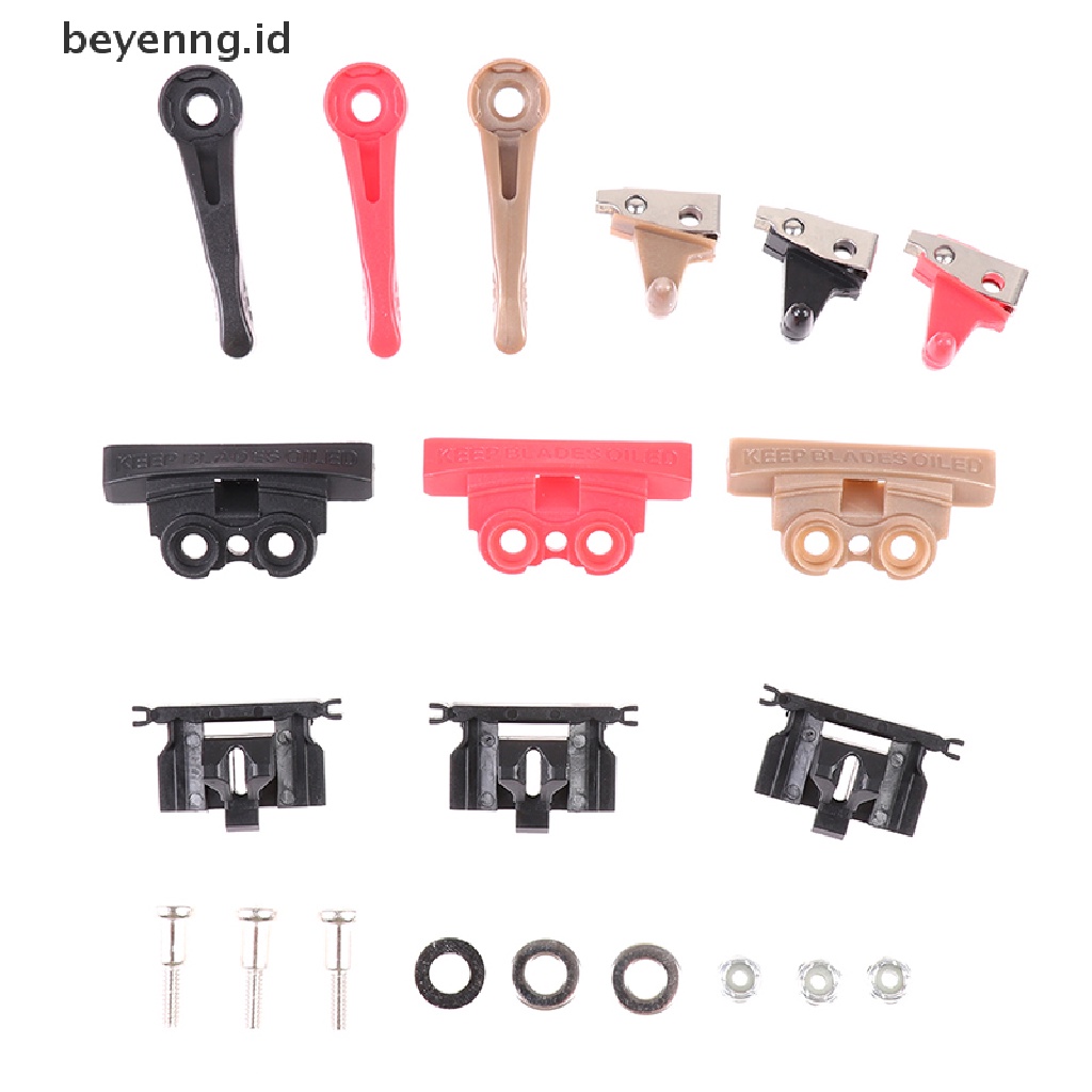 Beyen 7Pcs/Set Alat Cukur Rambut Pengganti Blok Panduan Kepala Ayun Elektrik Clippers ID