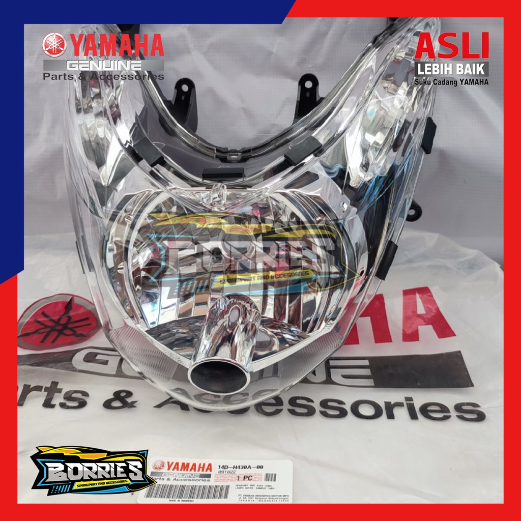 REFLEKTOR HEADLIGHT LAMPU DEPAN YAMAHA MIO SOUL 14D-H430A-00