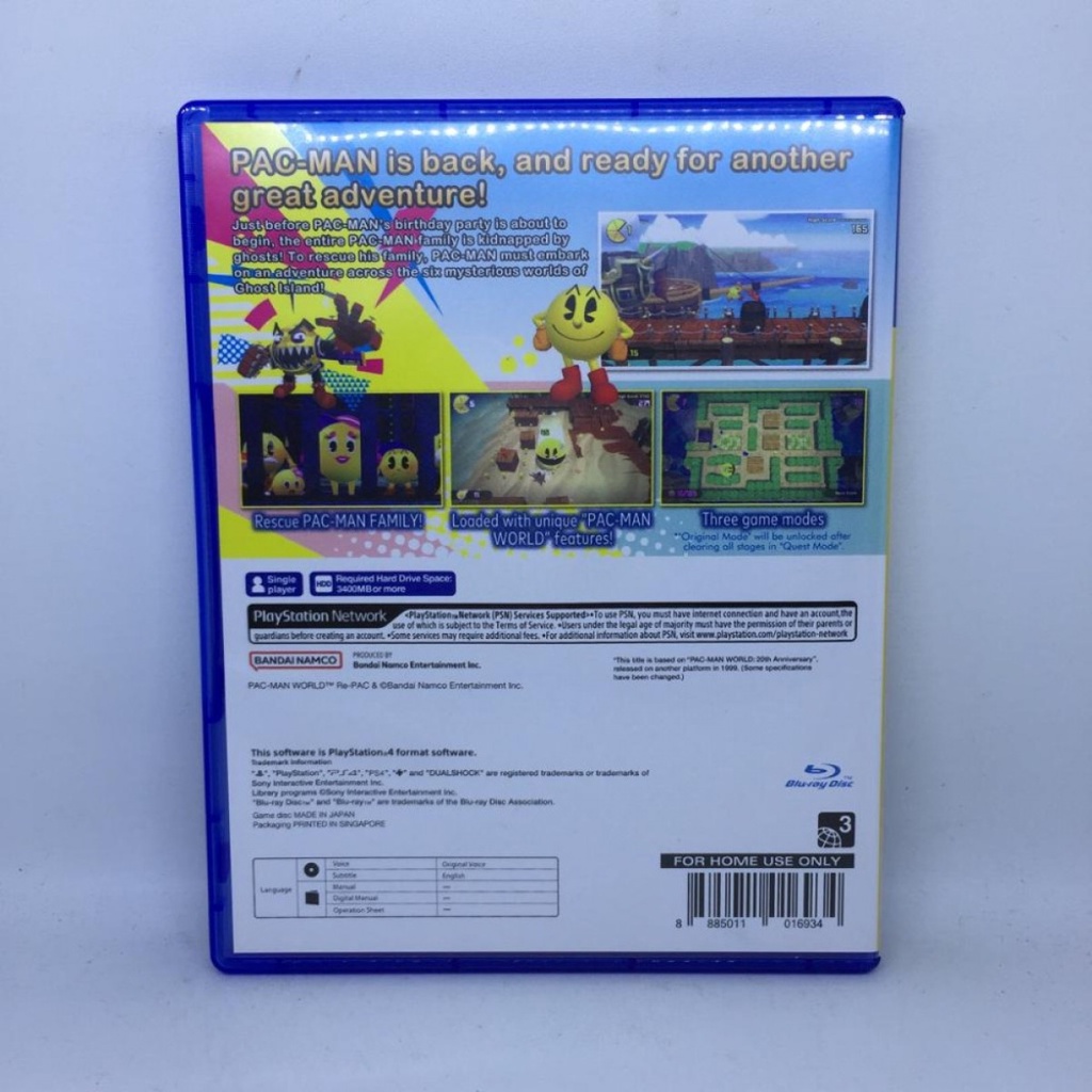 BD PS4 Pac Man World Re Pac - Pacman World Repac