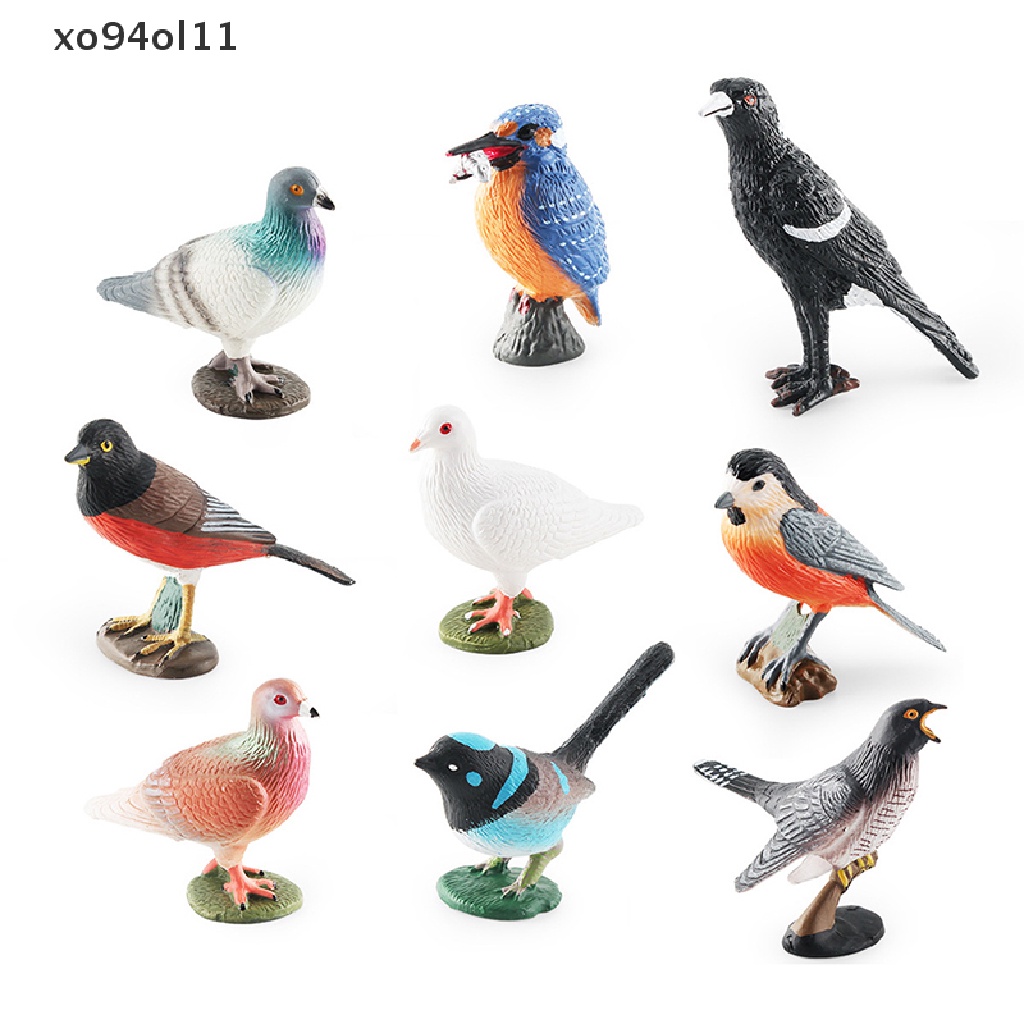 Xo Simulasi Kingfisher Murai Warbler Burung Titmouse Merah-bellied Hewan Ornamen OL