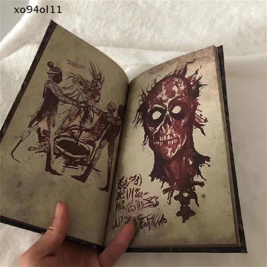 Xo Necronomicon Dark Magic Book Demon Evil Dead Book Altar Upacara Prop Koleksi OL