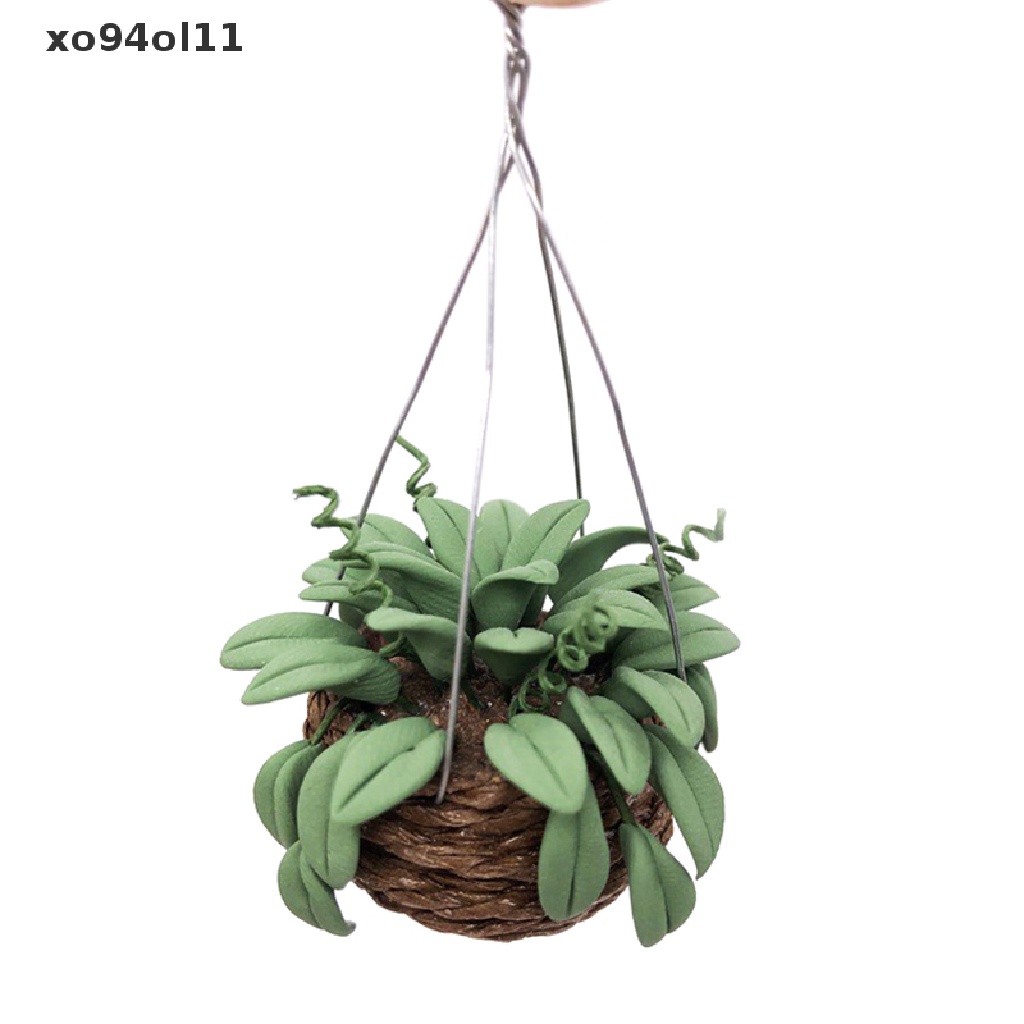 Xo1 /12Simulasi Rumah Boneka Miniatur Dekorasi Rumah Model Tanaman Mainan Anak Untuk Anak OL