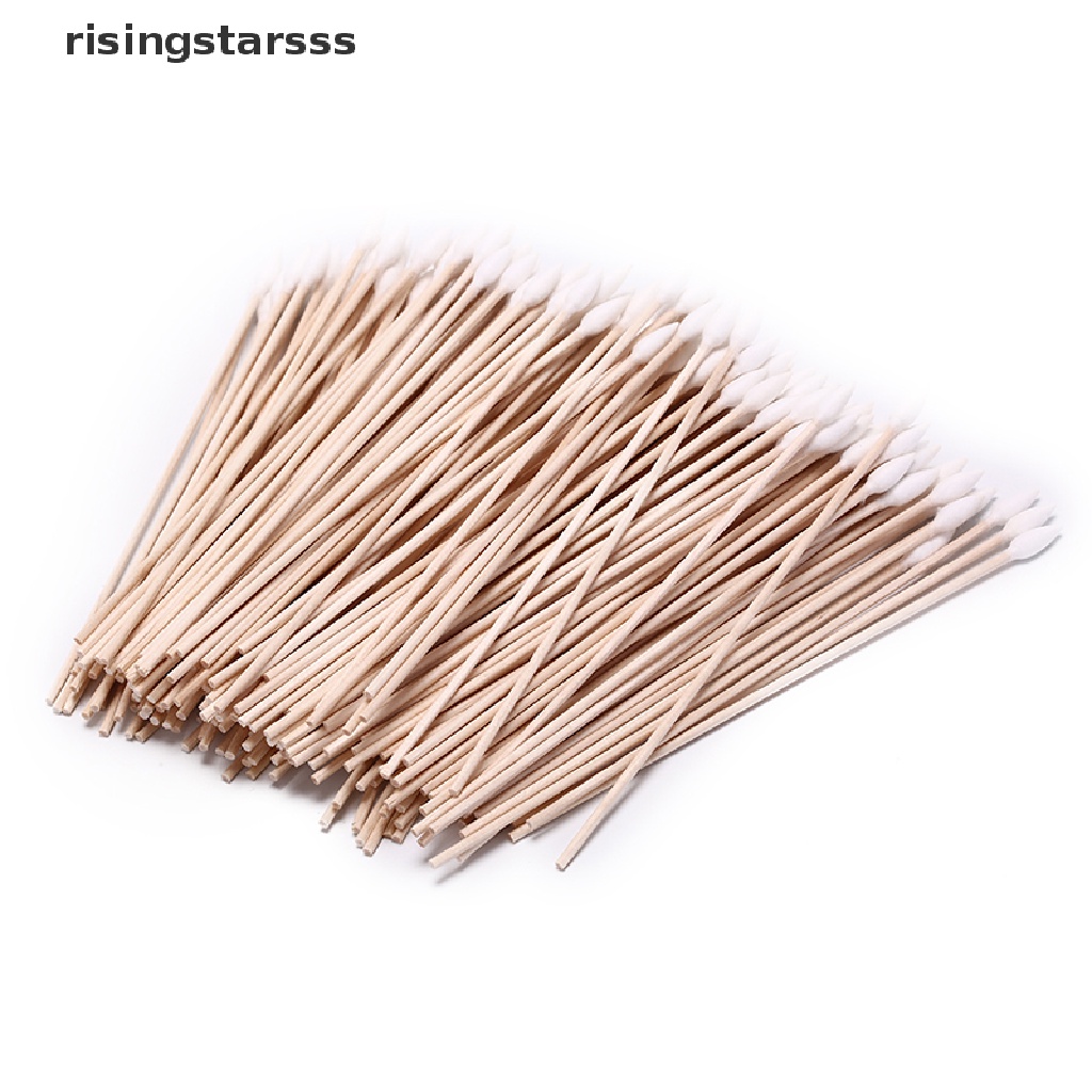 Rsid Span-new 200pcs cotton Swab Pembersih 6inch, Uk Besar tapered clean brush Jelly