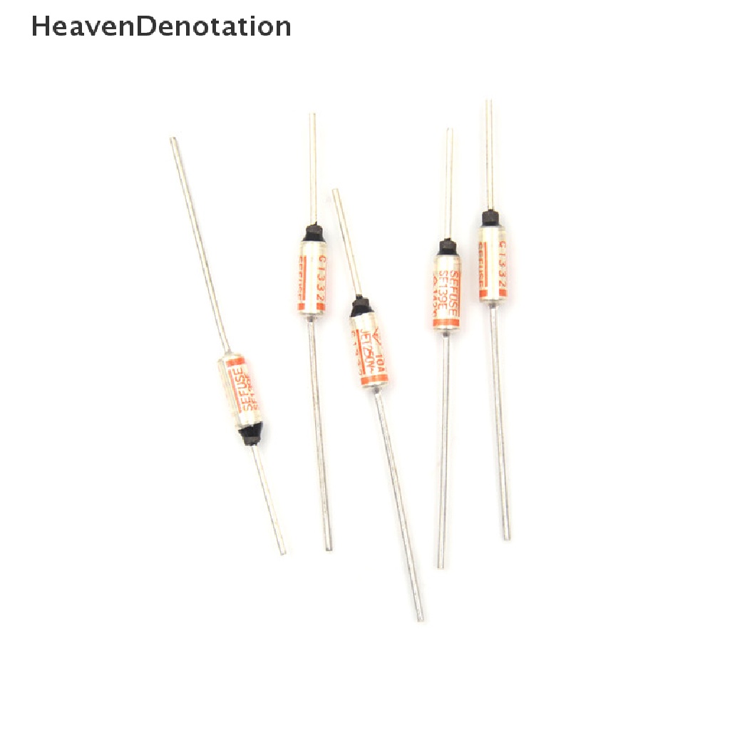 [HeavenDenotation] 5pcs SF139E Sefuse Cutoffs NEC Thermal Fuse142°C 142derajat Celcius 10A 250V HDV