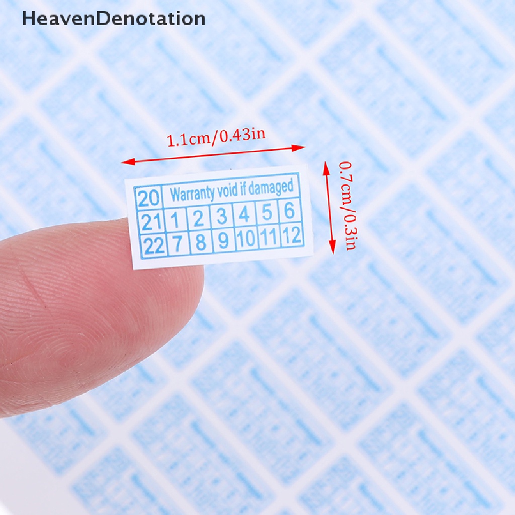 [HeavenDenotation] 200pcs Garansi Perlindungan Kerusakan Keamanan Label Stiker Segel Fragile 2020-2022 HDV