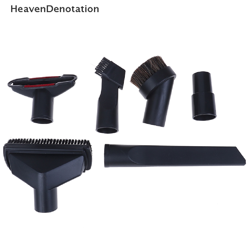 [HeavenDenotation] 6pcs universal 32mm vacuum cleaner Aksesoris cleaning kit brush nozzle HDV