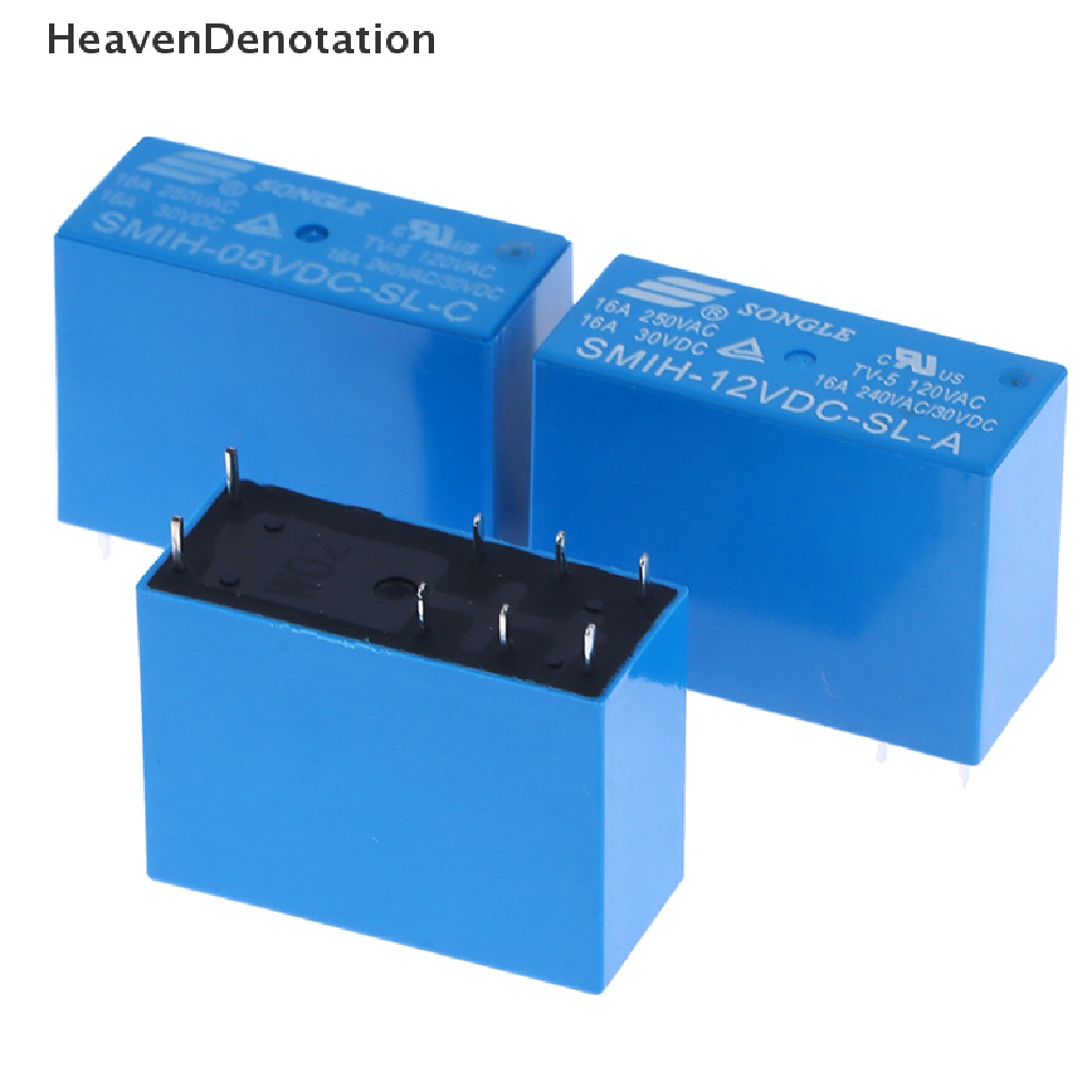 [HeavenDenotation] 1pcs SMIH-05VDC-SL-C SMIH-05VDC-SL-A SMIH-24VDC-SL-A Relay 16A 6pin 8pin HDV