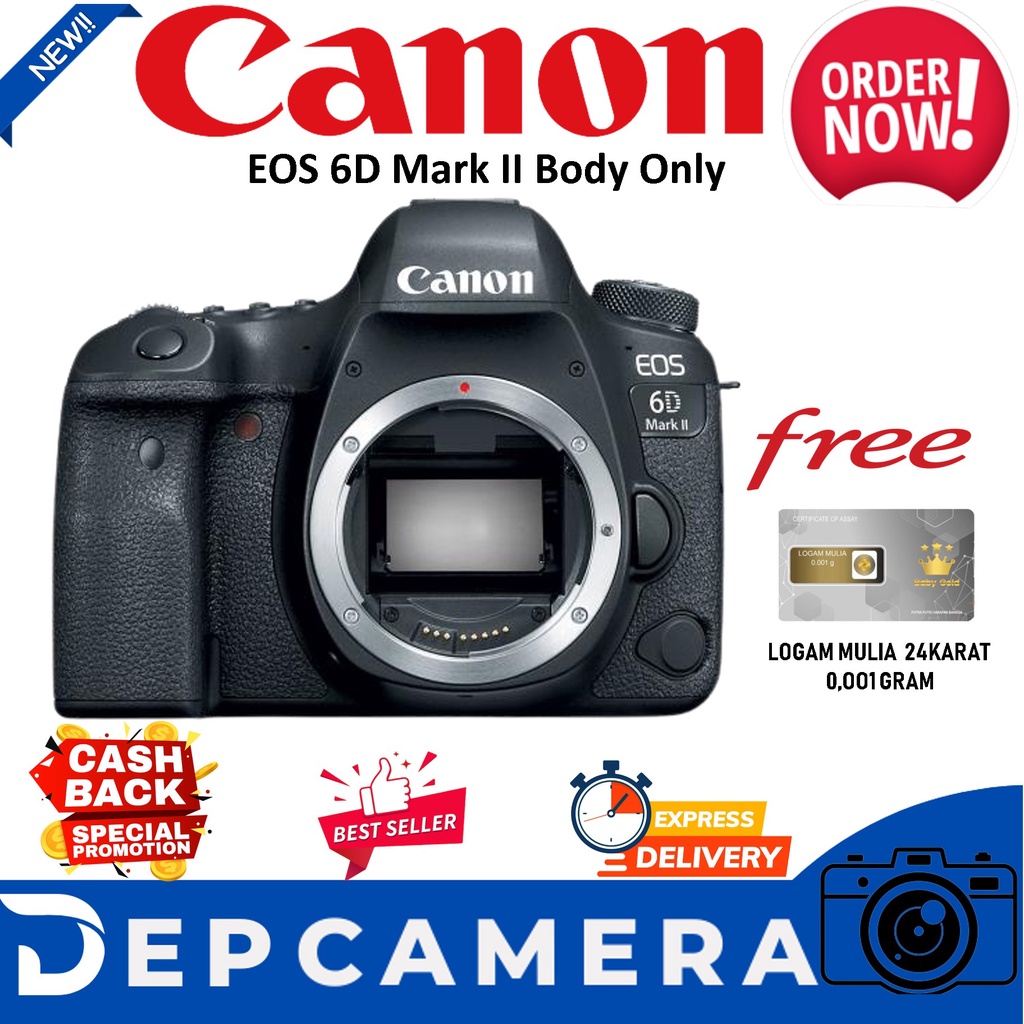 Canon EOS 6D Mark II Body Only - Body Only