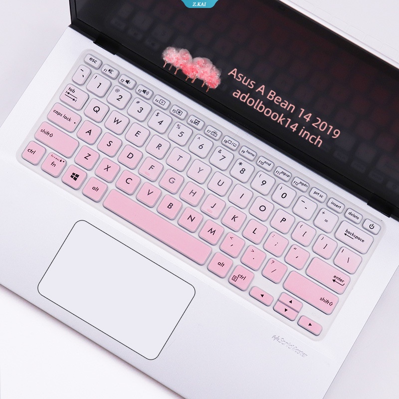 Pelindung Keyboard Bahan Silikon Anti Air Untuk Asus Kacang14 2019 Adolbook14 Inch Aksesoris Laptop [ZK]