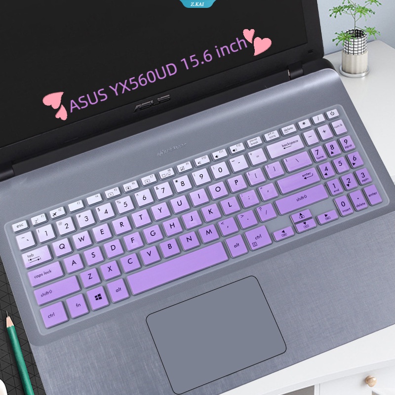 Cover Keyboard Komputer Untuk Model ASUS YX560UD 15.6 Inch2 Silikon Pelindung Anti Air Full Coverage [ZK]