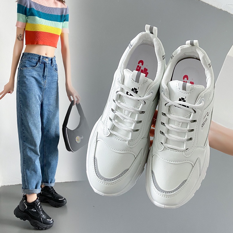 Favorite &quot; FREE BOX&quot; (Size 37 - 41) Hyeri Sepatu Sneakers Wanita Kasual Fashion Korea Import 9207