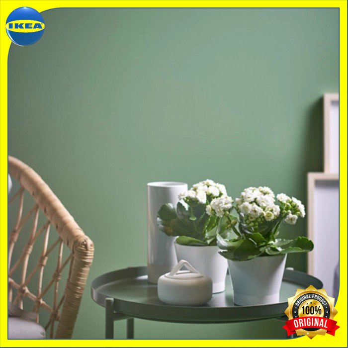 POT KEMBANG  Pot Bunga Keramik Warna Putih Cantik Tinggi 12Cm _ Original Ori